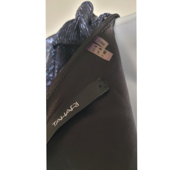 Tahari Shimmer Midi Dress - Picture 3 of 3